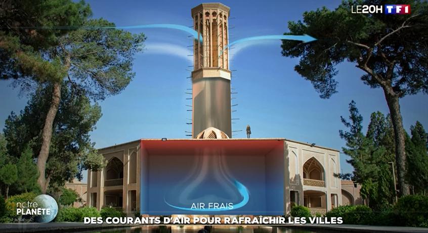 Fonctionnement d’un bagdir en Iran © TF1